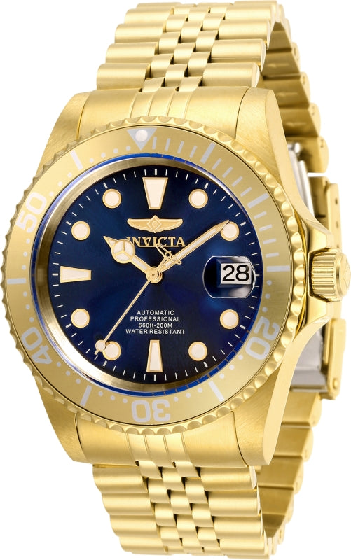 Invicta Men's 42mm Pro Diver Quartz Blue Dial Bracelet Watch