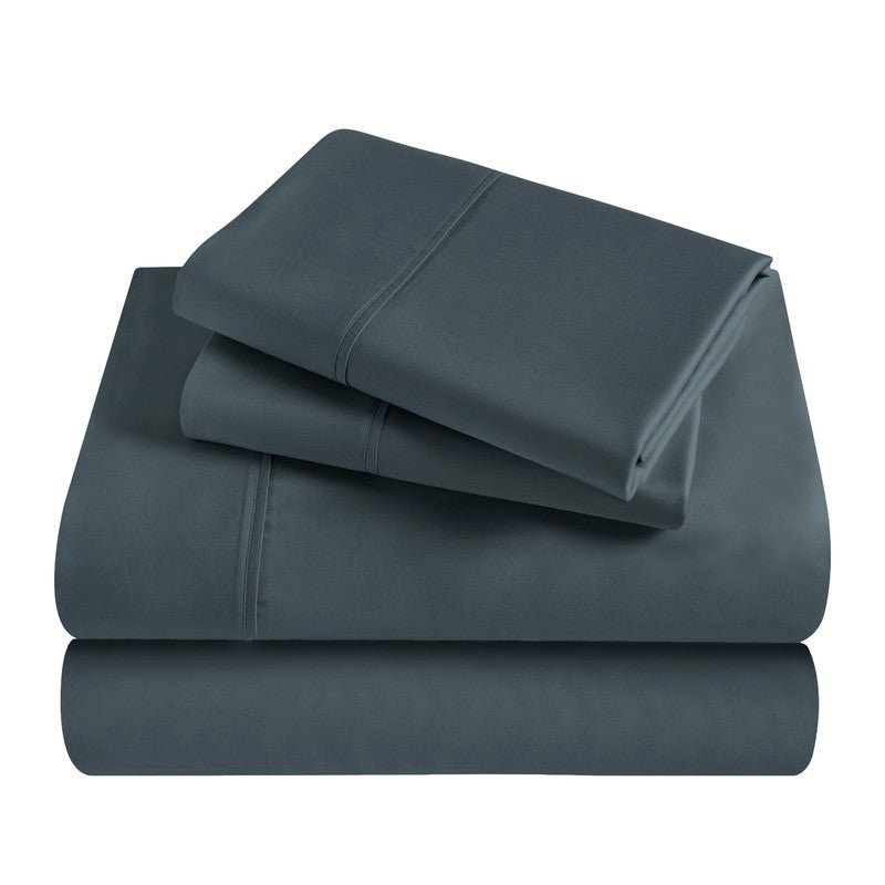 Superior Rayon From Bamboo 300 Thread Count Solid Deep Pocket 4-Piece Sheet Set