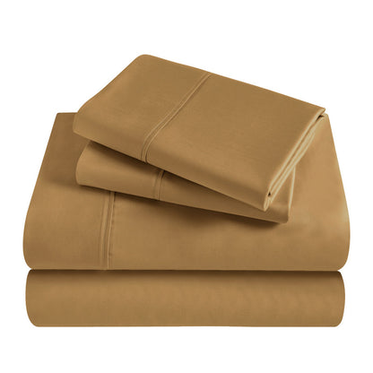 Superior Rayon From Bamboo 300 Thread Count Solid Deep Pocket 4-Piece Sheet Set