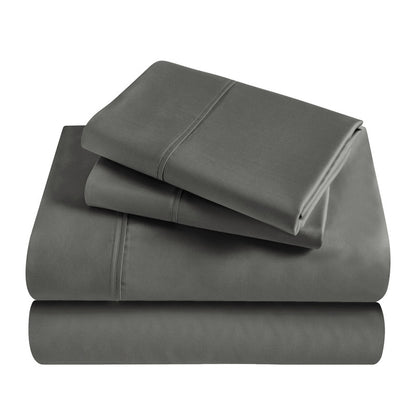 Superior Rayon From Bamboo 300 Thread Count Solid Deep Pocket 4-Piece Sheet Set
