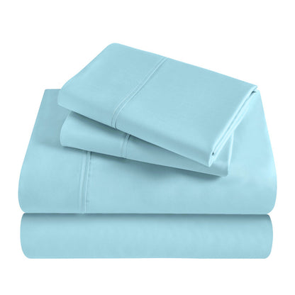 Superior Rayon From Bamboo 300 Thread Count Solid Deep Pocket 4-Piece Sheet Set