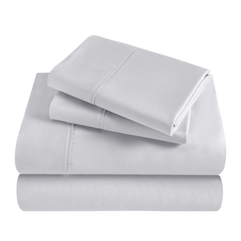 Superior Rayon From Bamboo 300 Thread Count Solid Deep Pocket 4-Piece Sheet Set