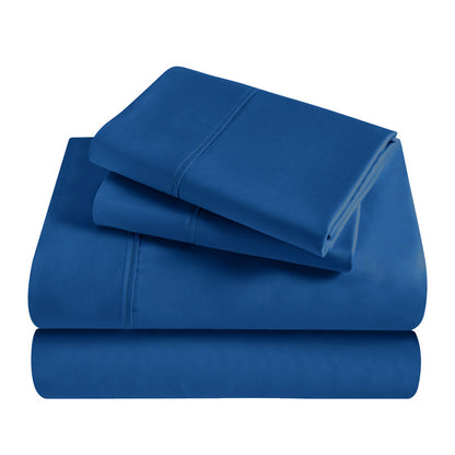 Superior Rayon From Bamboo 300 Thread Count Solid Deep Pocket 4-Piece Sheet Set