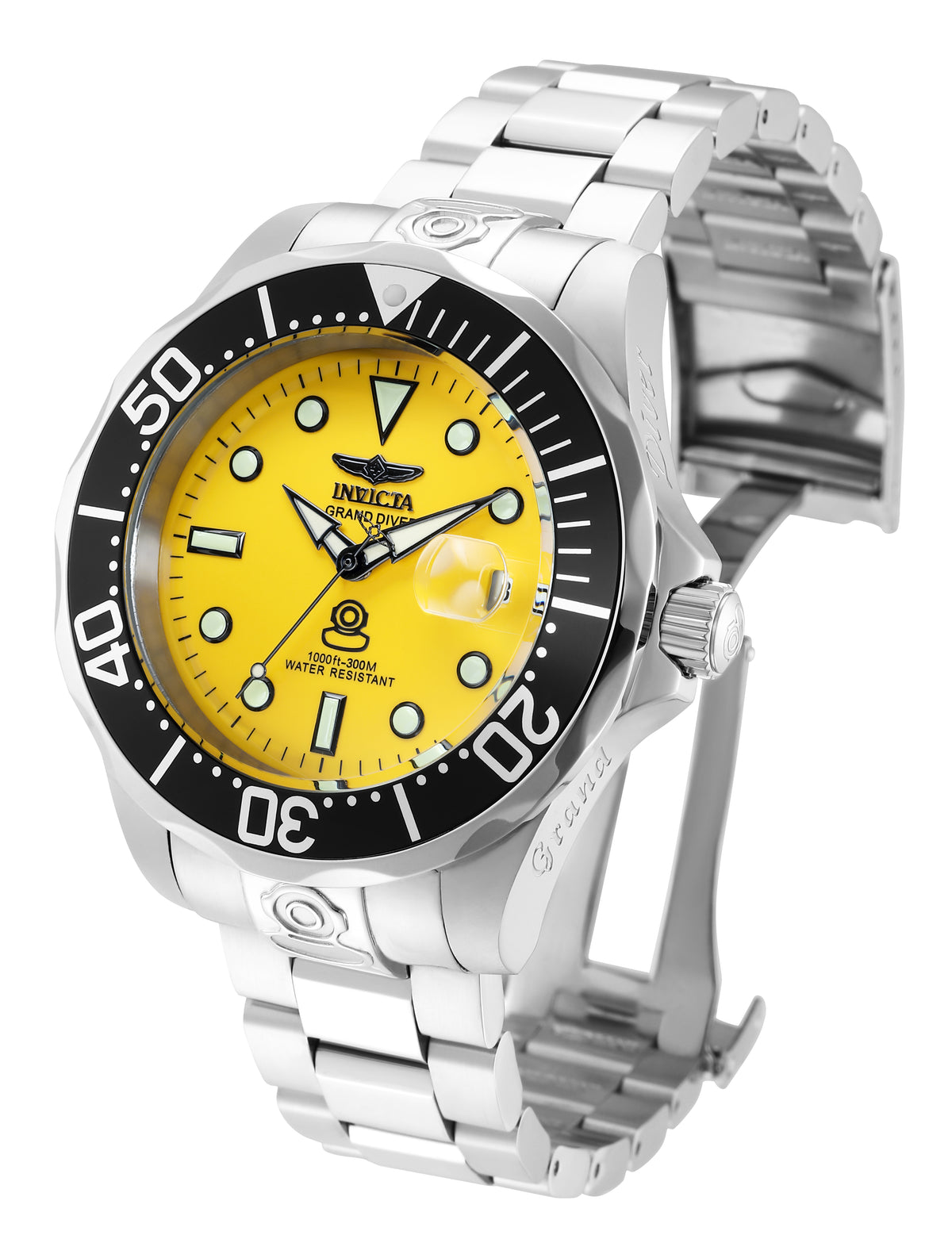Invicta Men's 47mm Pro Diver Automatic Date Color Dial Bracelet Watch