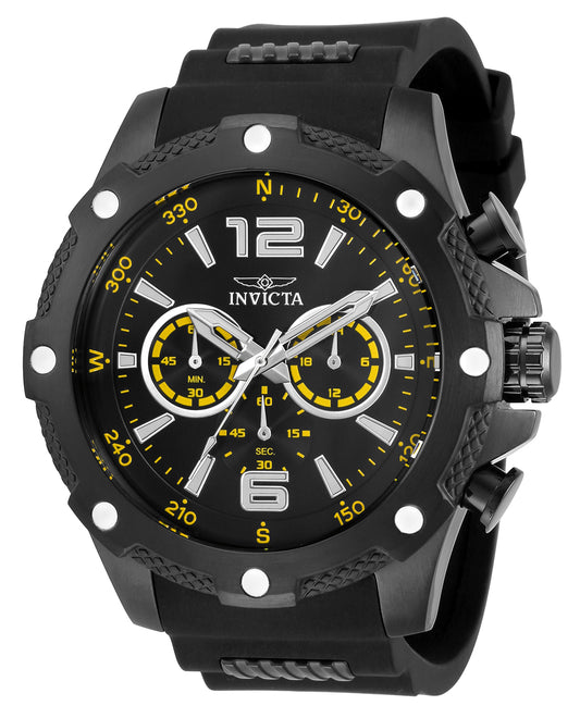 Invicta Men's 50mm I-Force Quartz Chronograph Silicone Strap Watch