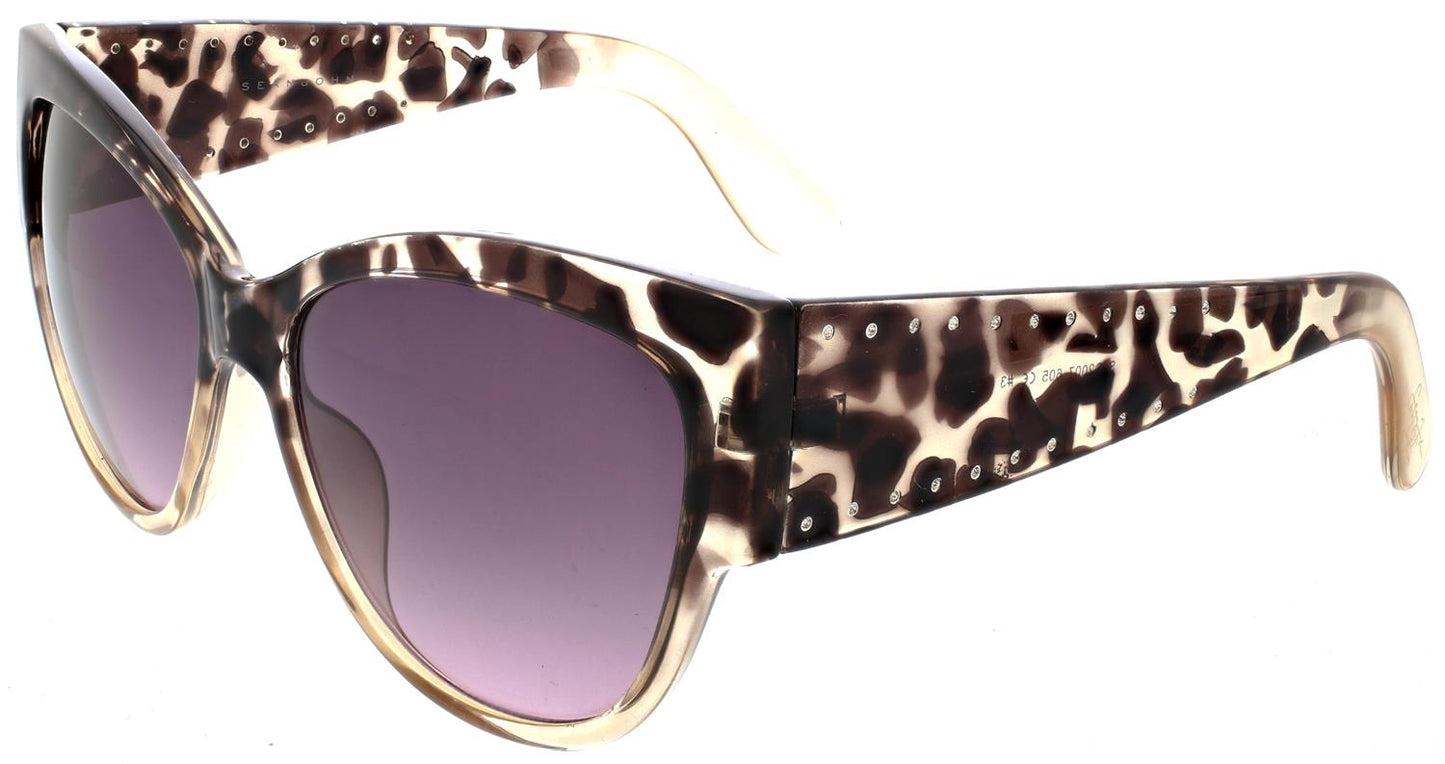 Sean John Women's Large Tortoise Cat Eye Sunglasses