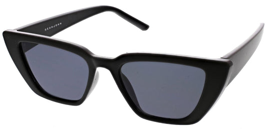 Sean John Sharp Cat Eye Black Sunglasses