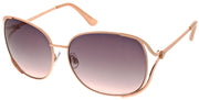 Sean John Women's Large Oval Gold Sunglasses