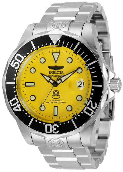 Invicta Men's 47mm Pro Diver Automatic Date Color Dial Bracelet Watch