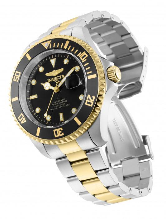 Invicta Men's 47mm Pro Diver Automatic Date Two-Tone Bracelet Watch