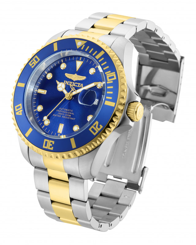 Invicta Men's 47mm Pro Diver Automatic Date Two-Tone Bracelet Watch