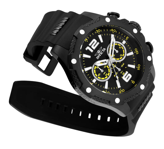 Invicta Men's 50mm I-Force Quartz Chronograph Silicone Strap Watch