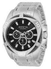 Invicta Men's 50mm Bolt Quartz Chronograph Cable Bezel Sunray Dial Bracelet Watch