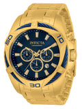 Invicta Men's 50mm Bolt Quartz Chronograph Triangular Bezel Bracelet Watch