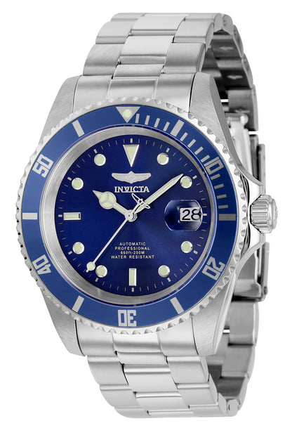 Invicta Men's 43mm Pro Diver Automatic Date Blue Dial & Bezel Bracelet Watch