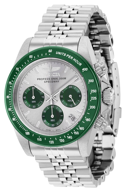 Invicta Men's 39mm Speedway Quartz Chronograph Jubilee Bracelet Watch