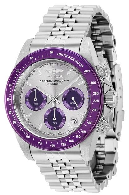 Invicta Men's 39mm Speedway Quartz Chronograph Stainless Steel Bracelet Watch