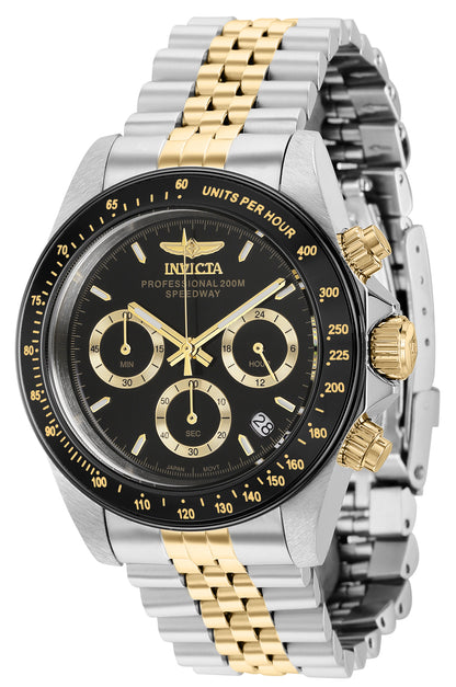 Invicta Men's 39mm Speedway Quartz Chronograph Jubilee Bracelet Watch