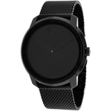 Movado Men's 36mm Bold Swiss Quartz Black Monochromatic Mesh Bracelet Watch