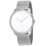 Movado Men's 40mm Bold Swiss Quartz Silvertone Mesh Bracelet Watch