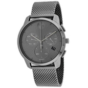 Movado Men's 40mm Bold Quartz Monochromatic Gunmetal Mesh Bracelet Watch - 3600635