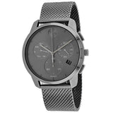 Movado Men's 40mm Bold Quartz Monochromatic Gunmetal Mesh Bracelet Watch - 3600635