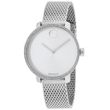 Movado Women's 34mm Bold Quartz Crystal Bezel Mesh Bracelet Watch - 3600655