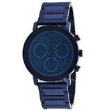 Movado Men's 42mm Bold Swiss Quartz Chronograph Day & Date Blue Bracelet Watch