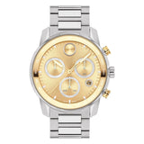Movado Men's 44mm Verso Swiss Quartz Chronograph Two-Tone Bracelet Watch - 3600907