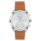 Movado Men's 42mm Verso Quartz Chronograph Leather Strap Watch - 3601028