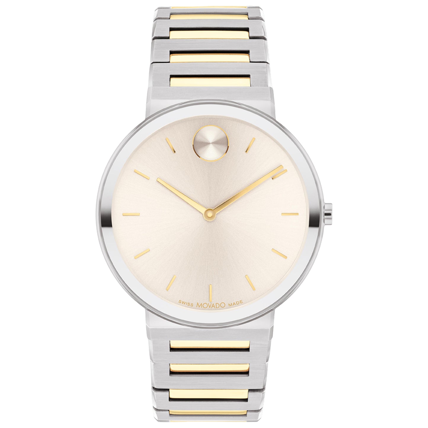 Movado Men's 40mm Bold Horizon Swiss Made Quartz Two-Tone Bracelet Watch