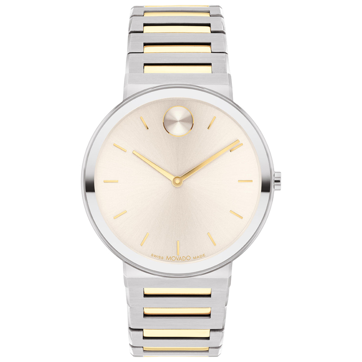 Movado Men's 40mm Bold Horizon Swiss Made Quartz Two-Tone Bracelet Watch
