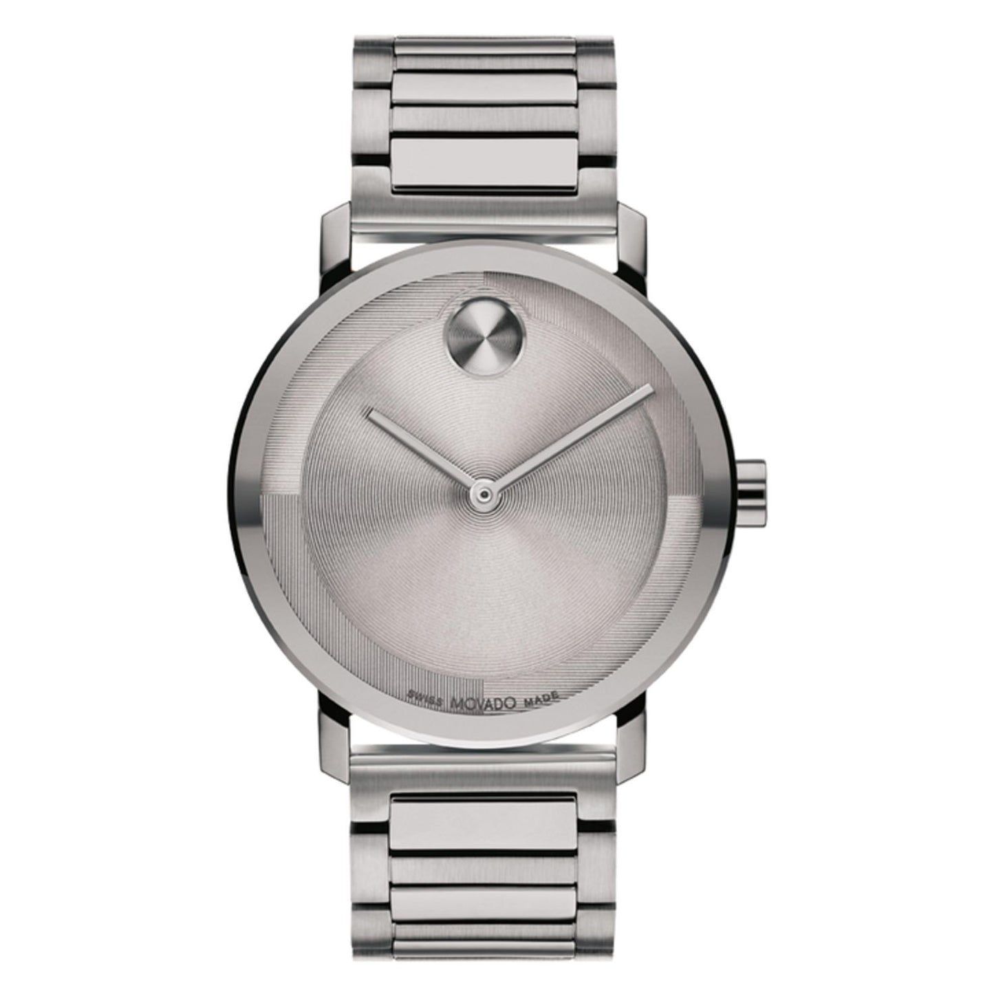 Movado Men's 40mm Bold Swiss Made Quartz Grey Monochromatic Bracelet Watch