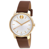 Movado Women's 34mm Bold Trend Swiss Made Quartz Brown Leather Strap Watch