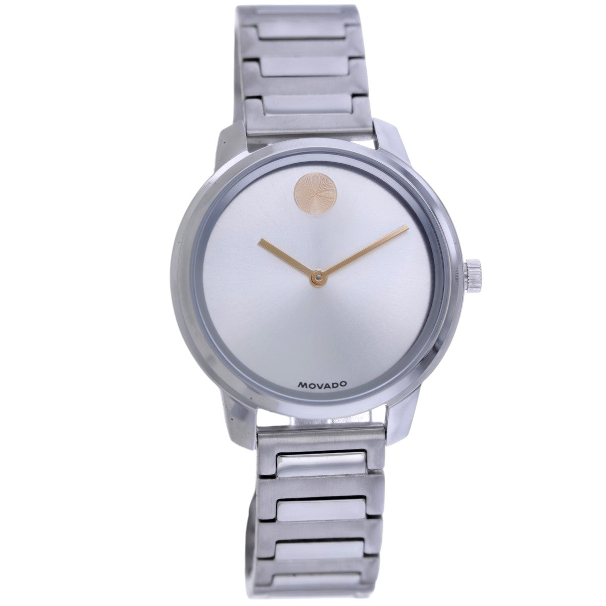 Movado Men's 40mm BOLD Quartz Silvertone Bracelet Watch - 3601316