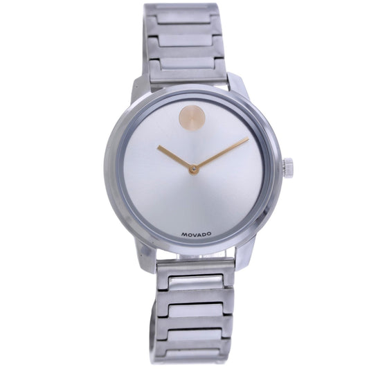 Movado Men's 40mm BOLD Quartz Silvertone Bracelet Watch - 3601316