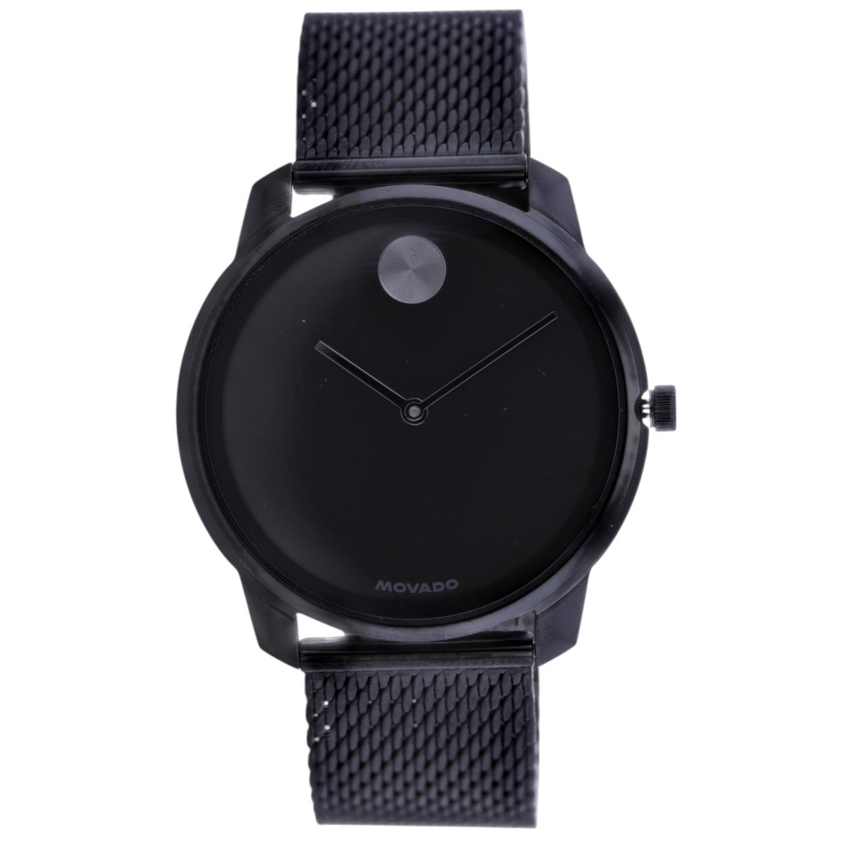 Movado Men's 40mm BOLD Quartz Blackout Mesh Bracelet Watch - 3601338