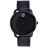 Movado Men's 40mm BOLD Quartz Blackout Mesh Bracelet Watch - 3601338
