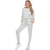 White Mark Women's 2-Piece Lounge Set