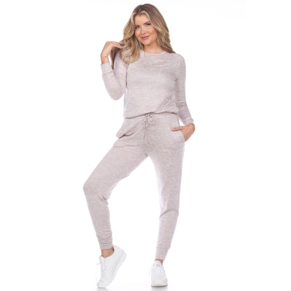 White Mark Women's 2-Piece Lounge Set