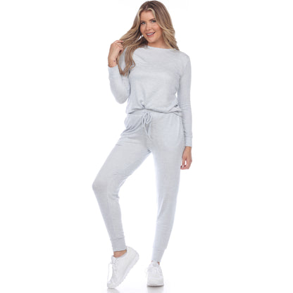 White Mark Women's 2-Piece Lounge Set