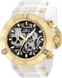 Invicta Men's 50mm Subaqua Skull Embossed Dial Strap Watch