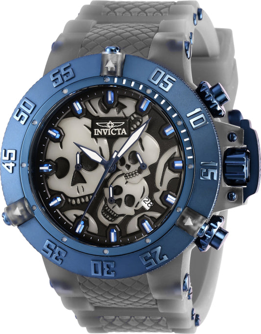 Invicta Men's 50mm Subaqua Quartz Silicone Strap Watch