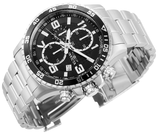 Invicta Men's 45mm Specialty Quartz Chronograph Textured Dial Bracelet Watch