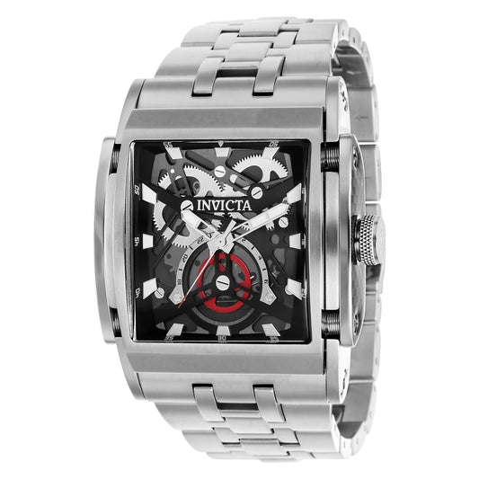Invicta Men's 47mm Speedway Quartz Exposed Dial Silvertone Bracelet Watch