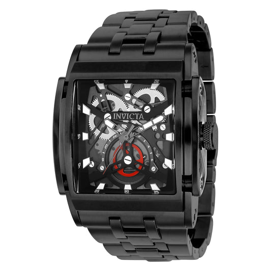 Invicta Men's 47mm Speedway Quartz Open Dial Blackout Bracelet Watch