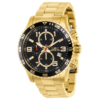 Invicta Men's 45mm Specialty Quartz Chronograph Black Dial Bracelet Watch