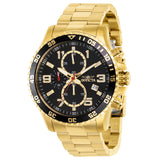 Invicta Men's 45mm Specialty Quartz Chronograph Black Dial Bracelet Watch