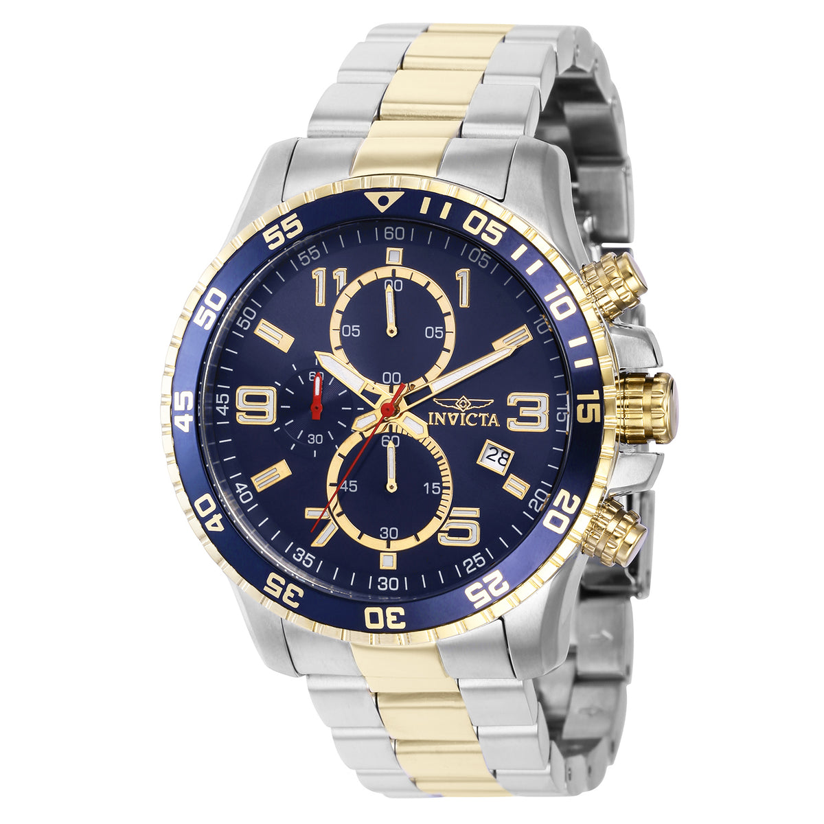Invicta Men's 45mm Specialty Quartz Chronograph Oyster Bracelet Watch