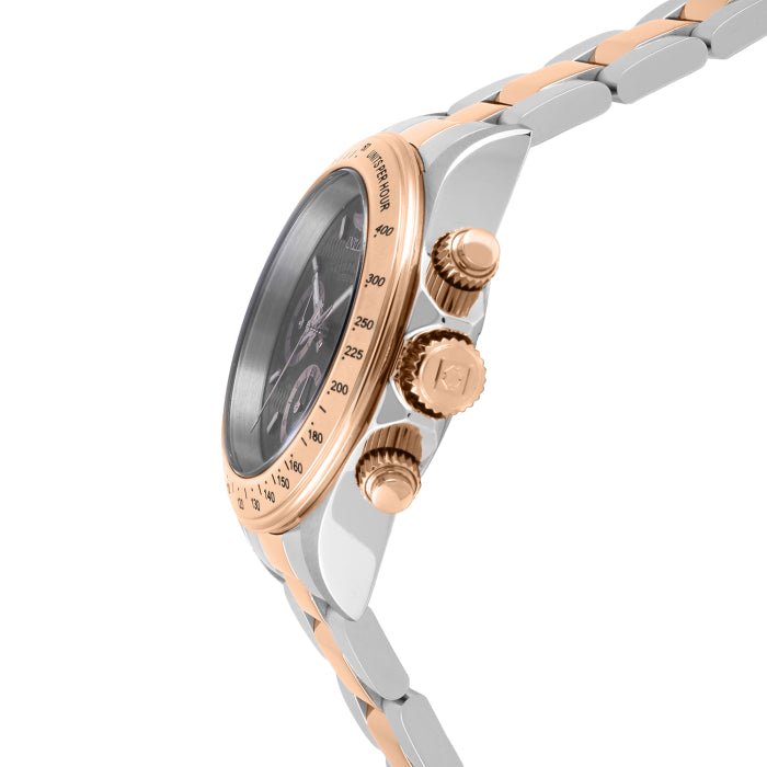 Invicta Men's 39mm Speedway Quartz Chronograph Two-Tone Rose & Silver Bracelet Watch